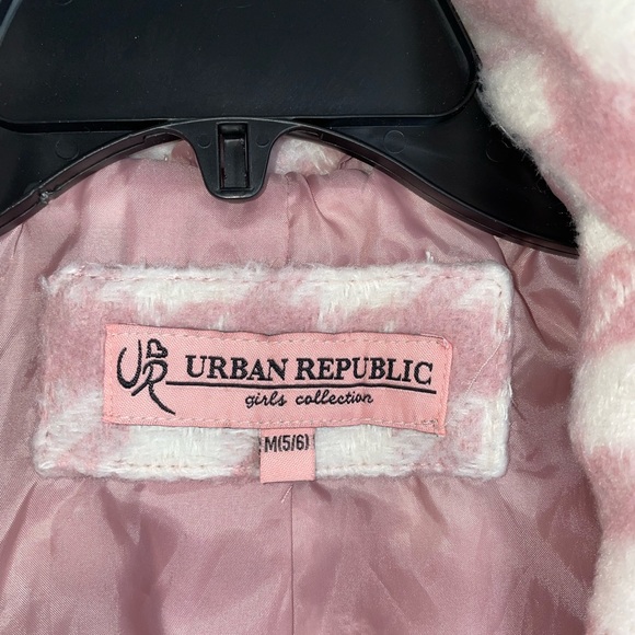 Urban Republic Girls’ Plaid Pea Coat size 5/6 - Picture 4 of 4